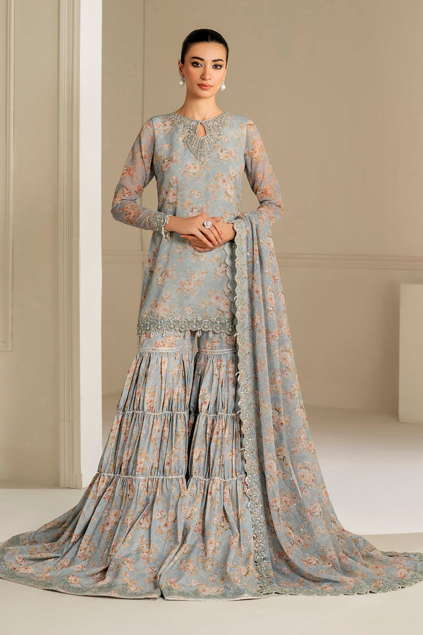 EMBROIDERED CHIFFON UF-4165